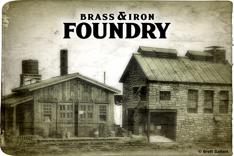 SierraWest Scale Models HO Scale Brass and Iron Foundry